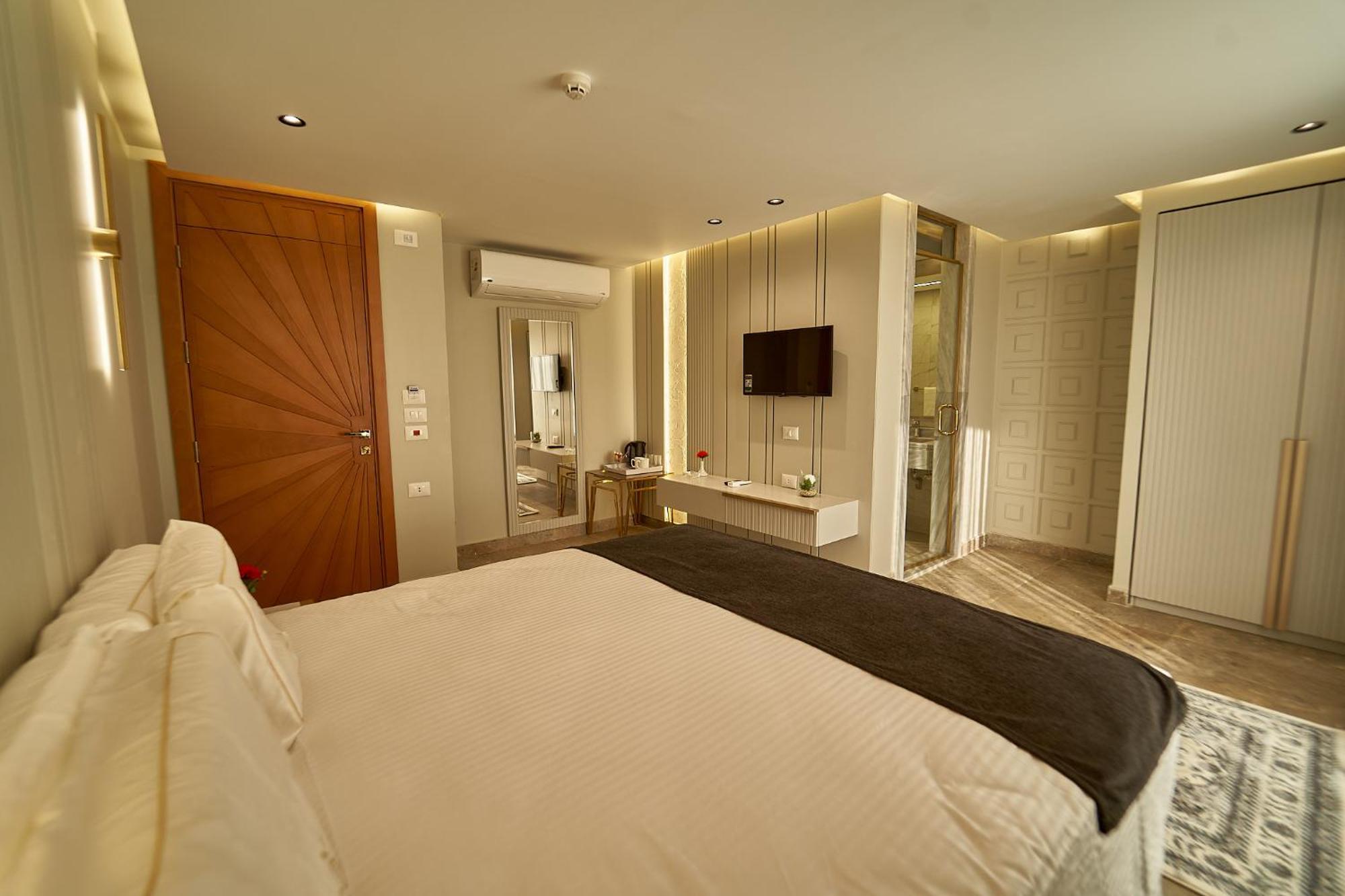 Pyramids Charm Hotel Al Kawm al Akhdar Exteriör bild