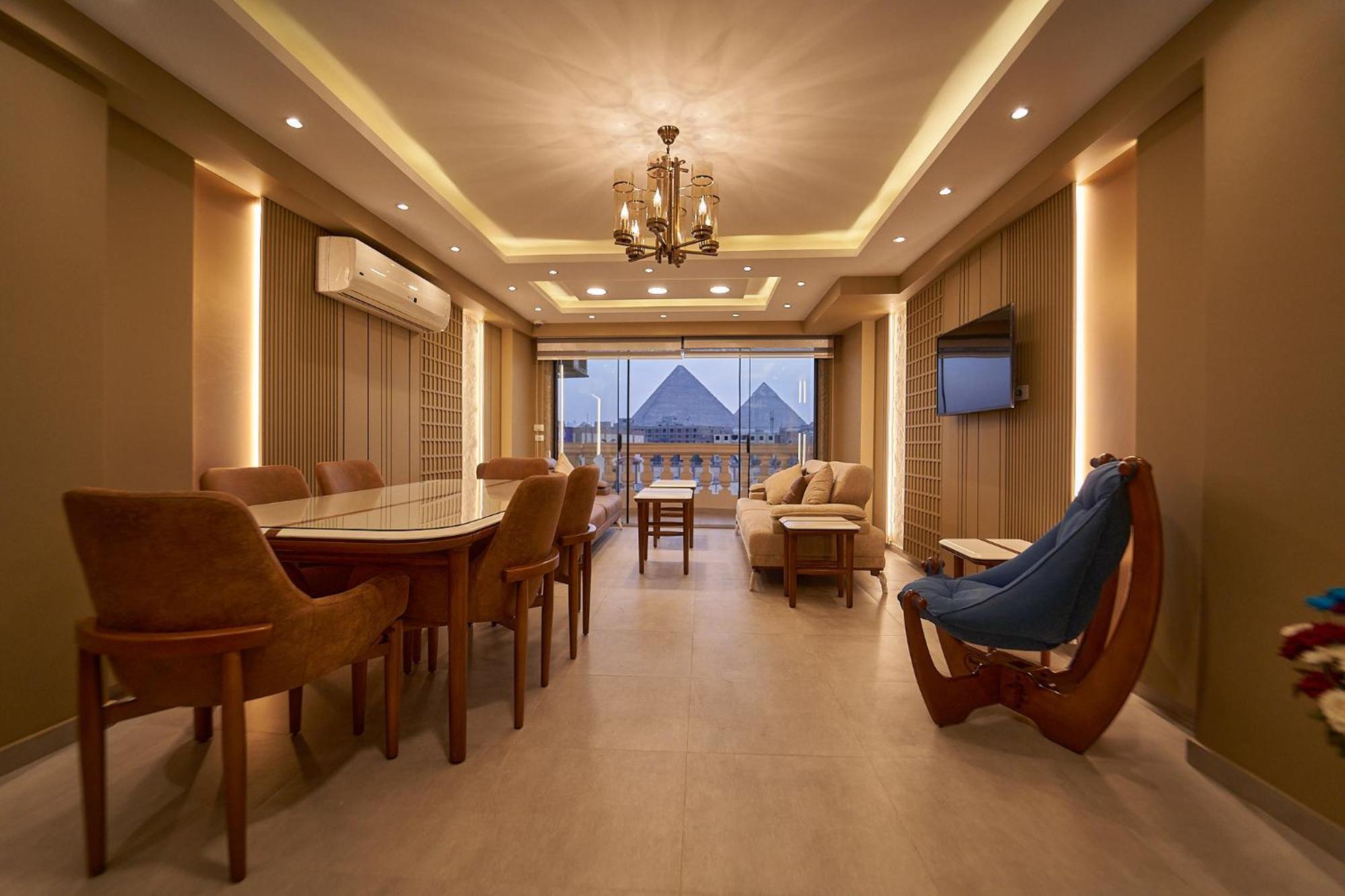 Pyramids Charm Hotel Al Kawm al Akhdar Exteriör bild